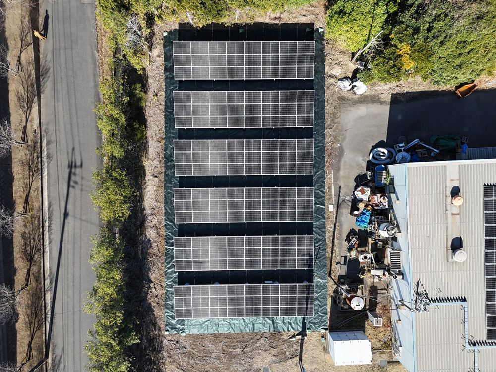 工場内自家消費用太陽光発電所建設工事